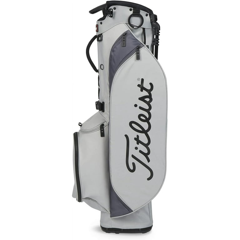 Titleist Players 4 Golf Stand Bag Gray/Graphite with Tee