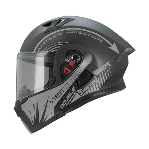 CASCO RODA RUSH GRIS MATE CERTIFIED ABATIBLE SVS gris XXL RODA CASCO RUSH Bodega Aurrera en linea
