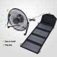 thumbnail image 5 of Cargador solar 7W 5.5V Camping al aire libre Energía solar Bolsa plegable Cargador de teléfono con cable para iluminación del hogar Camino de césped de jardín al aire libre, 5 of 5