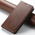 thumbnail image 7 of Case for iPhone 16 Plus, Leather Wallet Case with Kickstand RFID Blocking Credit Card Holder Magnetic Closure Shockproof Case Compatible with iPhone 16 Plus, Brown, 7 of 7
