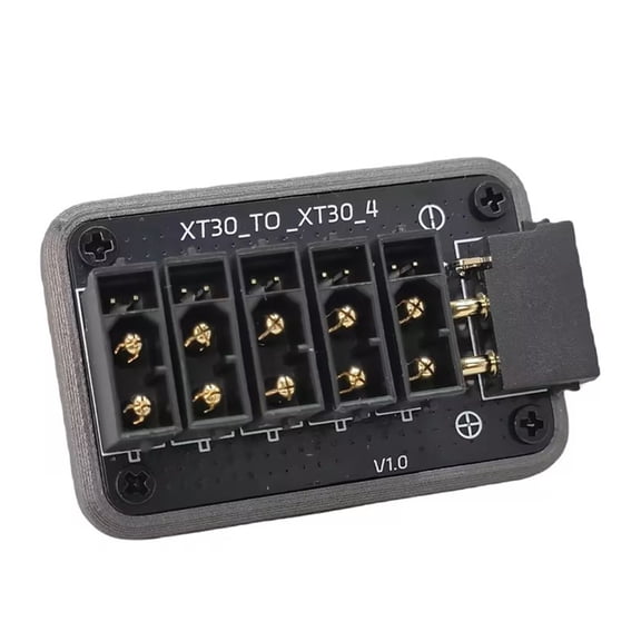 50A XT30 (2 2) Power Distribution Board Support CAN Protocol 5-Channel Output for Robot RC Car/Boat DIY Accessory
