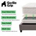 thumbnail image 2 of GORILLA GRIP Mattress Slide Stopper and Gripper, Keep Bed Topper Pad from Sliding, Full Sized, 2 of 9