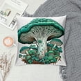 thumbnail image 2 of GOSMITH  Botanical Forest Mushroom Soft Throw Pillow Cover, Colorful Toadstool Mushroom Decorative Pillowcase, Cottagecore Mushroom Farmhouse Decor Decorations for Sofa Living Room, 2 of 5