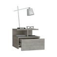 thumbnail image 7 of DeeHome Adele Floating Nightstand with Drawer and Open Storage Shelves, 7 of 7