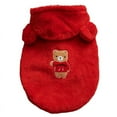 thumbnail image 6 of Yidarton New Fall/Winter Pet Clothes Teddy Bears Small Dog Clothes Bear Ears Hat Coat Pet Clothes Apricot, 6 of 7