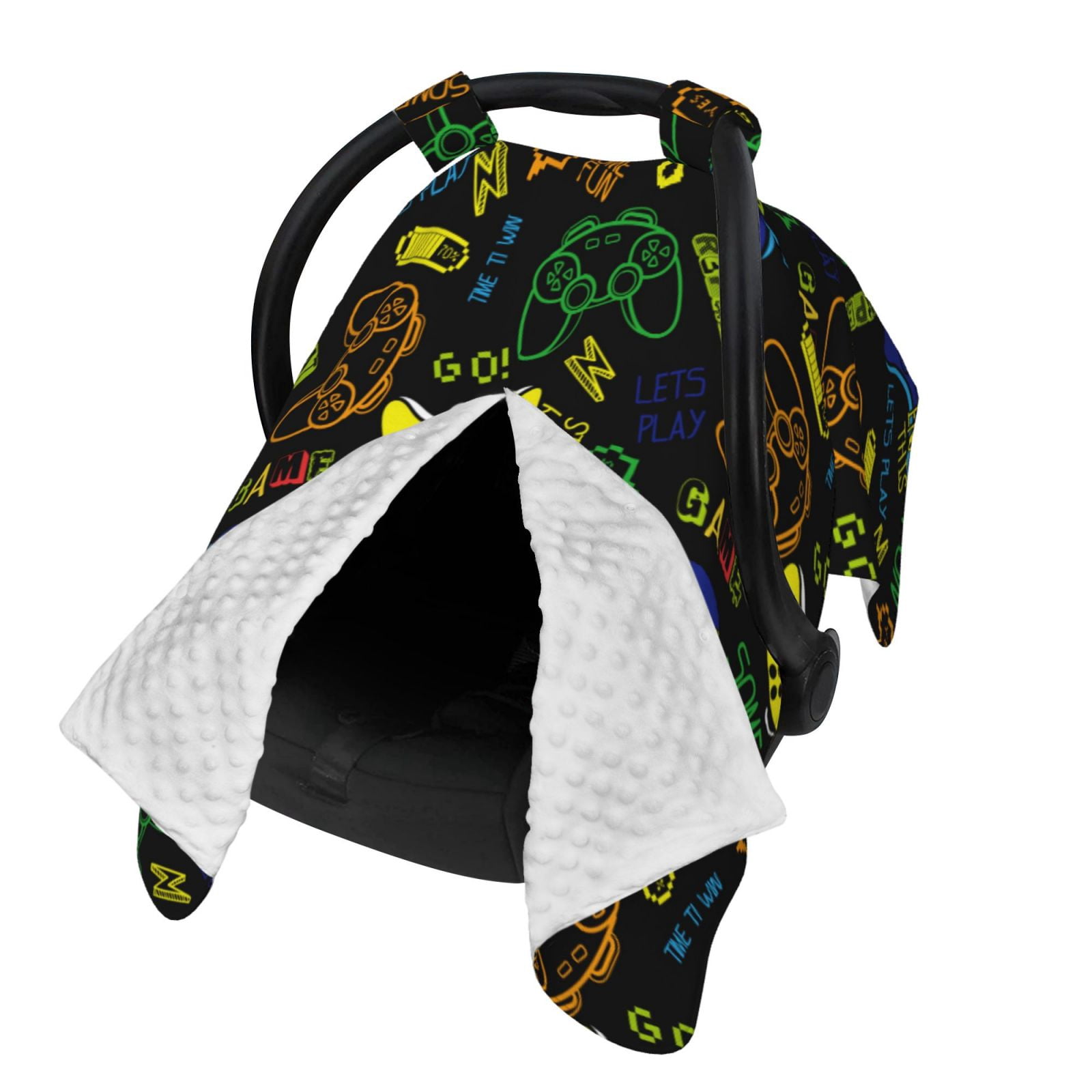 Naloa Game Play Baby Car Seat Cover, Breathable Baby Carrier Cover, Multiuse Baby Carrier Cover & Nursing Breastfeeding Cover