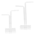 thumbnail image 6 of LEORX Jewelry Earrings Rack Acrylic Jewelry Holder Trade Show 2Pcs 5.3X3.1X0.8In, 6 of 8