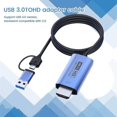 thumbnail image 4 of Convertidor de cable LANNMXG USB 3.0 3 en 1 Base de conversión múltiples pantallas 1080p HD, 4 of 5