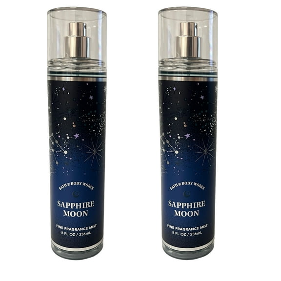 Bath & Body Works Sapphire Moon Fine Fragrance Mist 2 Pack 8 fl oz