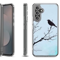 Shockproof Protective Phone Case Cover for Samsung Galaxy S25 FE, by OneToughShield - Bird at Dawn