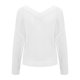 thumbnail image 5 of Gibobby Suéter de Mujer Solid Top Knit Out Sweater Color Wool V Neck Summer Sexy Hollow Women's Pullover Sweater (Blanco, S), 5 of 5