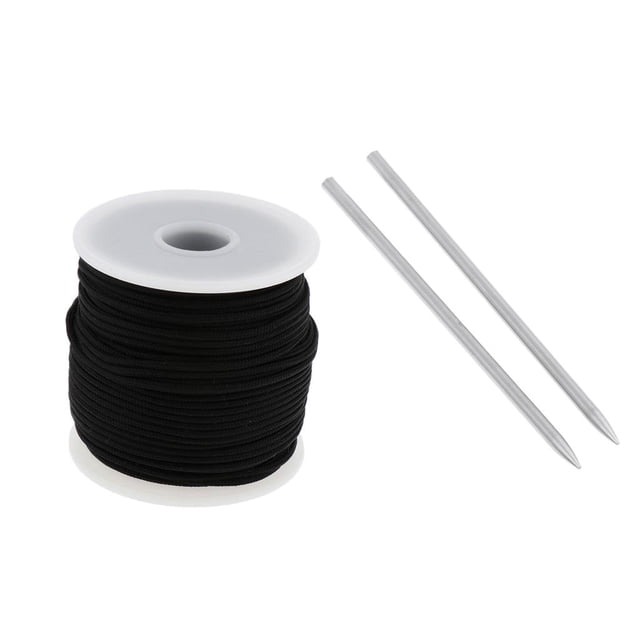 2 Unids De Paracord De Acero Inoxidable Agujas Fid Tejer Herramienta + Acampar Toldo Tienda De Campaña Cuerda Línea Cuerda 50 Soledad Paracord Needle Carpa Line
