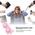 thumbnail image 4 of Jouet Anti-Stress Simple, Porte-Clés Jouet Anti-Stress Portable Mini Décompression, Forme d'Animal Jouet à Main Simple Anti-Stress, Jouet Sensoriel à Bulles (Rose Dinosaure), 4 of 5
