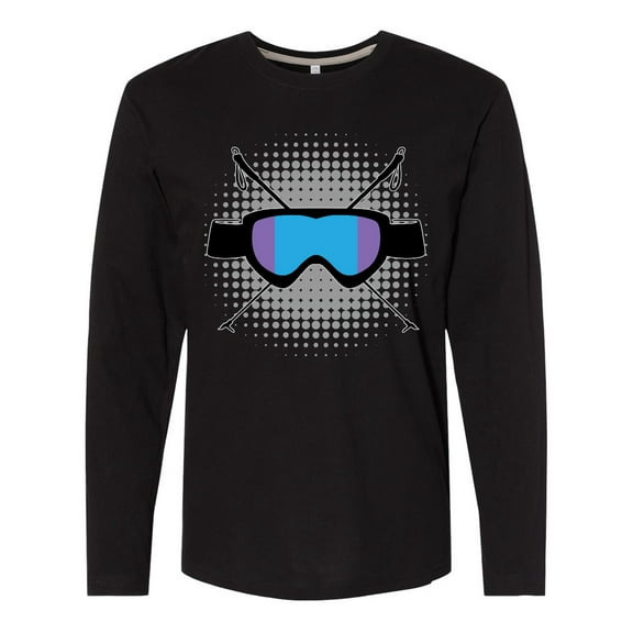 Inktastic Ski Mask Skiing Long Sleeve T-Shirt