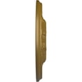 thumbnail image 4 of Ekena Millwork 11 3/8"OD x 3 5/8"ID x 1 1/8"P Leaf Ceiling Medallion (Fits Canopies up to 4 3/4"), Hand-Painted Gold, 4 of 7