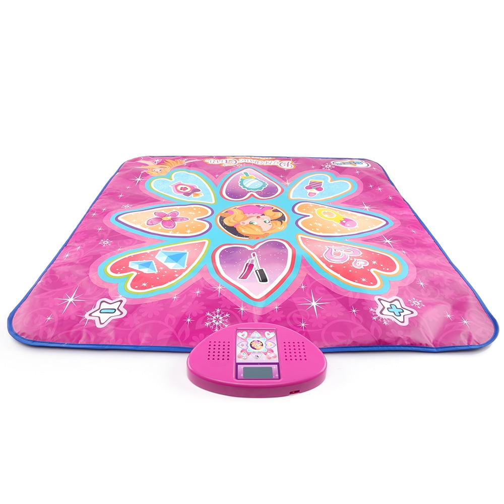 Dance Mat - Dance Mixer Rhythm Step Play Mat - Dance Game Toy Gift for Kids Girls Boys - Dance Pad with LED Lights, Adjustable Volume, Built-in Music, 3 Challenge Levels (35.4"X36.7")