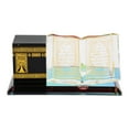 thumbnail image 2 of FLAMEEN Desktop Decoration,Muslim Crystal Gilded Caaba 2 Pcs Model Islamic Building Handicrafts Souvenirs Car Ornament,Muslim Supplies, 2 of 8