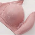 thumbnail image 4 of Aofany Women's Push Up Wireless Bras 38B/C-44B/C Plus Size Comfort Everyday Bras Flower Print Underwire Free Bra, 4 of 8