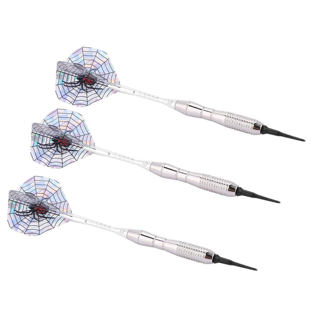 TOPINCN 3pcs 3.5cm Steel Tip Target Throwing Darts Needle Set for