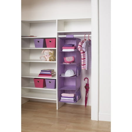 Mainstays 5-Shelf Organizer, Violet Sky