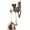 Owl, variant on vlrwzc Vintage Metal Doorbell Retro Animal Magnetic Suction Wind Chimes Door Decoration for Shopkeepers, Wall Door Ornaments for Indoor Outdoor Decoration