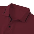 thumbnail image 6 of Luvrsol Men's T-Shirts Big & Tall Solid Basic Short Sleeve Turndown Collar Loose Cotton Casual Tops S-2XL, 6 of 8