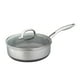 thumbnail image 1 of Westinghouse Olla de Acero Inoxidable con Tapa de Cristal Black Signature 26cm WCFP0130S26 plateado, 1 of 5