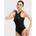 thumbnail image 2 of SMZ Women's High Neck Sleeveless Bodysuit Sexy Tank Tops Pumiey Bodysuits For Women, 2 of 5