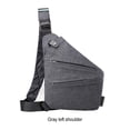 thumbnail image 2 of Bolso de hombro de nailon táctico Sonducket gris para adolescentes, riñonera deportiva cómoda y de gran capacidad, 2 of 6
