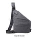 thumbnail image 2 of Bolso de hombro de nailon táctico Sonducket gris para adolescentes, riñonera deportiva cómoda y de gran capacidad, 2 of 6
