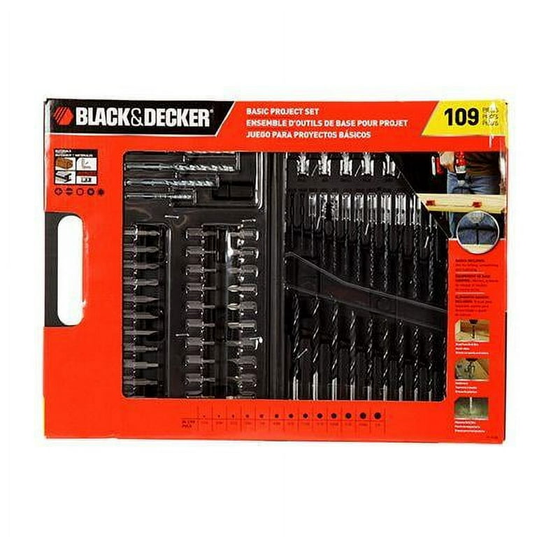 BLACK+DECKER 71-629 29pc Titanium Metal Index Drill Bit Set 