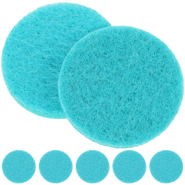 BRIGHTFUFU Almohadillas difusoras de aromaterapia, almohadillas de repuesto redondas para medallón de collar, 100 Uds.