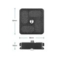 thumbnail image 5 of 40*38mm Size Aluminum Alloy Universal Quick Release Plate D-40t Qr Plate with 1/4 inch Screw for Arca Swiss Benro Monopod Tripod Ball Head Camera Acce, 5 of 5