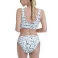 thumbnail image 5 of High Waisted Bikini Sets For Women, Tasteful Math Equation Swimsuits Tummy Control, Two Pieces Bathing Suit, 5 of 8