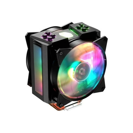 Cooler Master MasterAir MA410M - Processor cooler - (for: LGA1156, AM2, AM2+, LGA1366, AM3, LGA1155, AM3+, LGA2011, FM1, FM2, LGA1150, FM2+, LGA2011-3, LGA1151, AM4, LGA2066) - aluminum - 120 mm