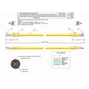 Cable Leader Cat 6 Ethernet Cable 2 ft - Yellow | Cat6 Clear Boot RJ45 LAN Patch Cord, UTP
