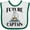 White and Green, variant on Inktastic Cute Baby Boy Sailing Captain Boys Baby Bib