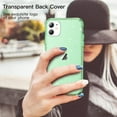 thumbnail image 4 of JETech Glitter Case for iPhone 11, 6.1-Inch, Bling Sparkle Shockproof Phone Bumper Cover, Cute Sparkly for Women and Girls (Green), 4 of 7