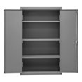 thumbnail image 6 of Durham 3601-95 14 Gauge Flush Door Style Lockable Shelf Cabinet with 3 Adjustable Shelves, Gray - 36 in., 6 of 7