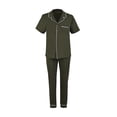thumbnail image 1 of Pijama George para Caballero tipo Pantalón Talla EG Verde, 2 Piezas, 1 of 4