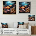 thumbnail image 4 of Designart "Orange Blue Clownfish Silent Underwater II" Animals Floater Framed Canvas Art Print, 4 of 7