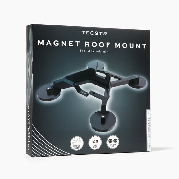 TECSTR Magnetic Roof Mount for Starlink Mini – Secure Vehicle Mount, Strong Hold, Tool-Free, No-Drill Installation