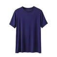 thumbnail image 2 of Kalauyu T-Shirts d'Entraînement pour Hommes Dry Fit Athlétiques à Manches Courtes T-Shirts Col Rond Modal Coton Évacuation de l'Humidité Gym Course Performance T-Shirt, 2 of 6
