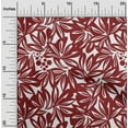 thumbnail image 2 of oneOone Velvet Maroon Fabric Floral & Diy Clothing Quilting Fabric Print Fabric By Yard 58 Inch Wide, 2 of 7