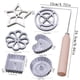 thumbnail image 3 of CaiYueKe 7-Piece Aluminum Frying Mold Set for Shrimp Cakes & Rosette Cookies - Non-Stick Swedish Dessert Snack Maker Pan, Traditional Baking Gadgets for Radish Balls Waffle Treats Kitchen, 3 of 9