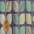 thumbnail image 4 of Designart 'Botanical Retro Pattern Design III' Mid-Century Modern Curtain Panel, 4 of 5