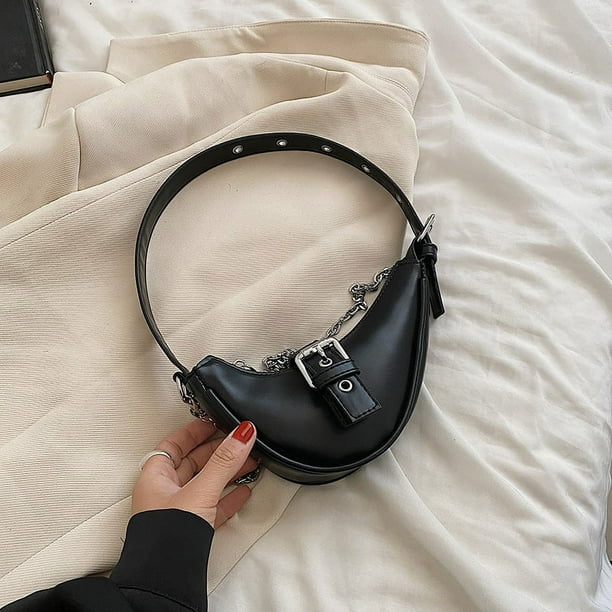 Monedero cruzado para ninas mini bolso de hombro lindo bolso cruzado con carteras novedosas de cuero de PU para ninas pequenas negro JM Walmart en linea
