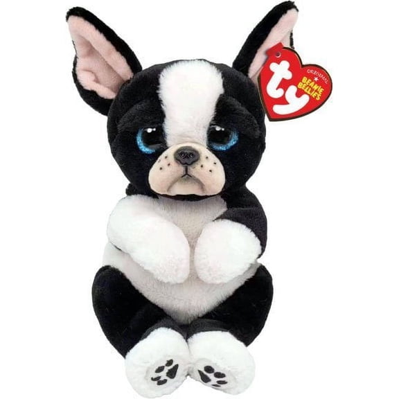 Ty Beanie Baby (Beanie Bellies) - TINK the Boston Terrier Dog (6" Plush) NEW