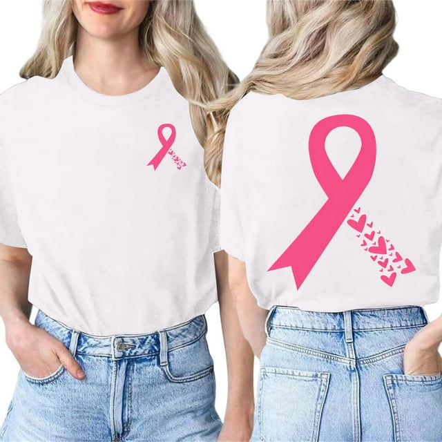 Women's T-Shirts Casual Short Sleeve Tops for Daily and with Round Neck Design