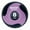 Black and Purple, variant on 9 in. Deluxe Medicine Ball - Black-Purple